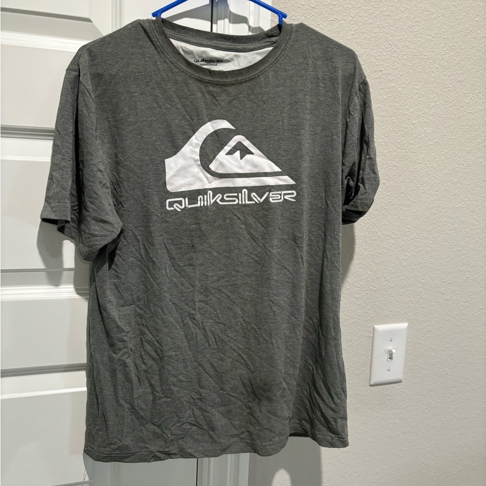 Quiksilver Charcoal Gray Men's T-Shirt